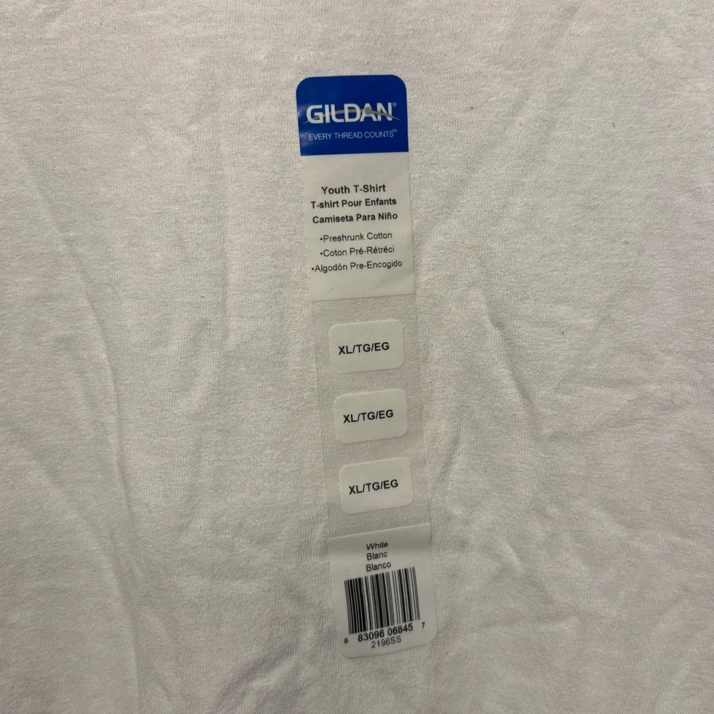 💰BOGO FREE Gildan Youth Heavy Cotton White Tee - Picture 4 of 7